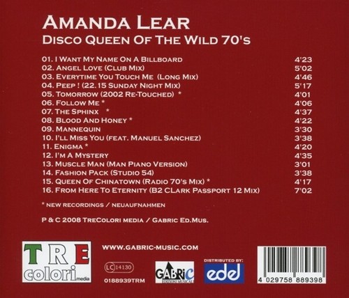 Amanda lear disco queen - disco, of