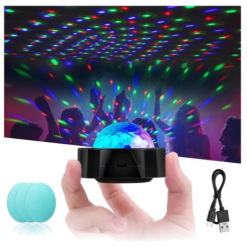 Mini discokugel licht rgb - mini,