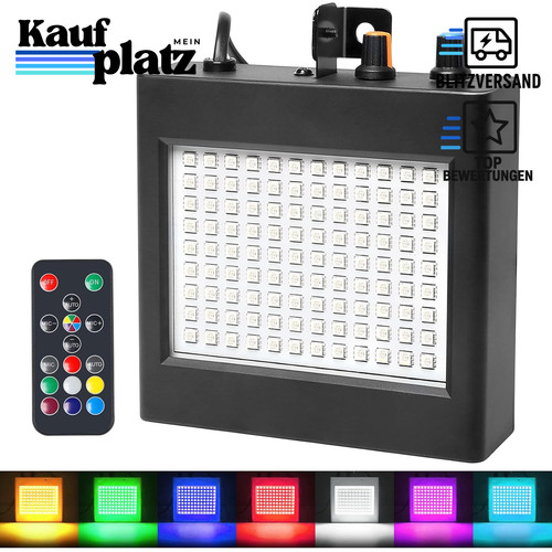 Stroboskop disco licht 108led - stroboskop,